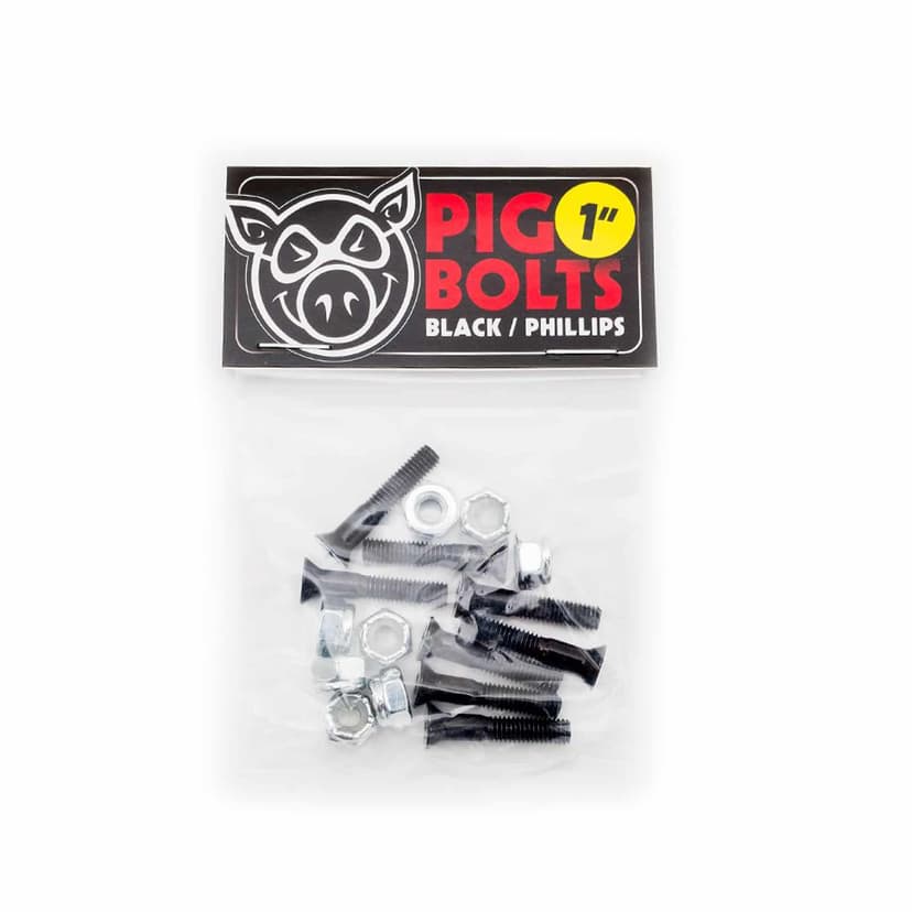 PIG 1" Kreuz Bolts - black