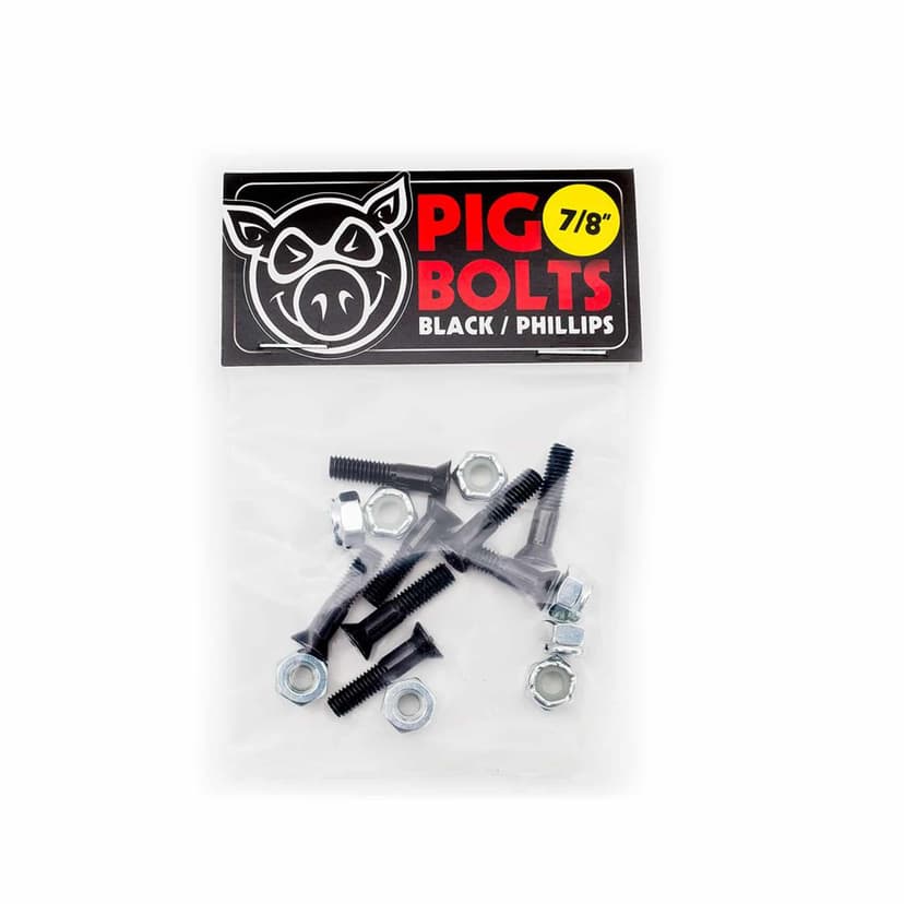 PIG 7/8" Kreuz Bolts - black