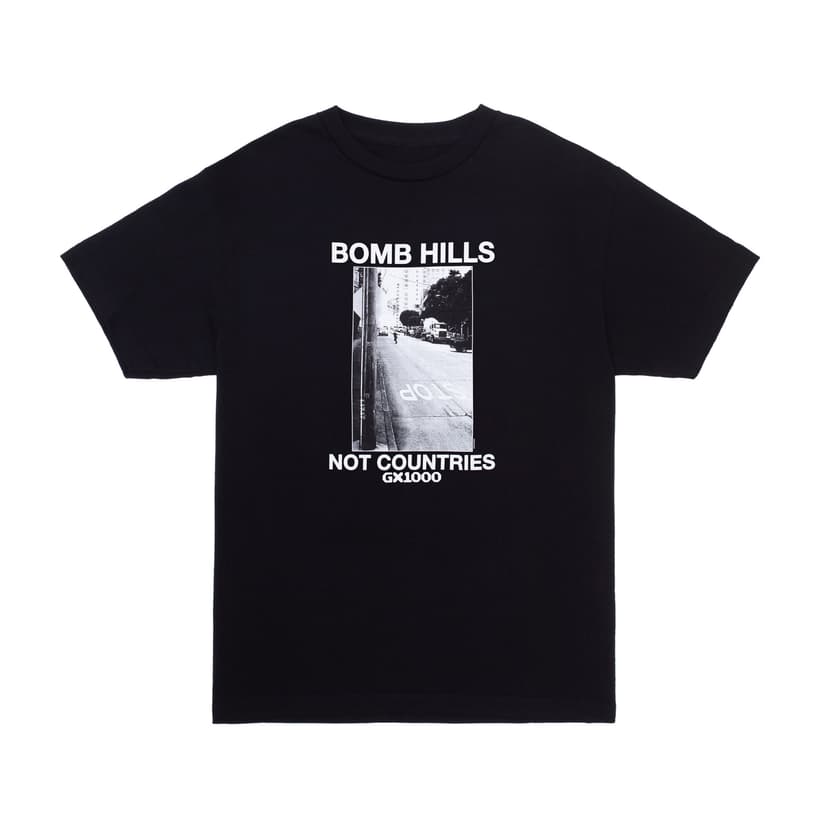 GX1000 Bomb Hills Not Couintries Tee - black