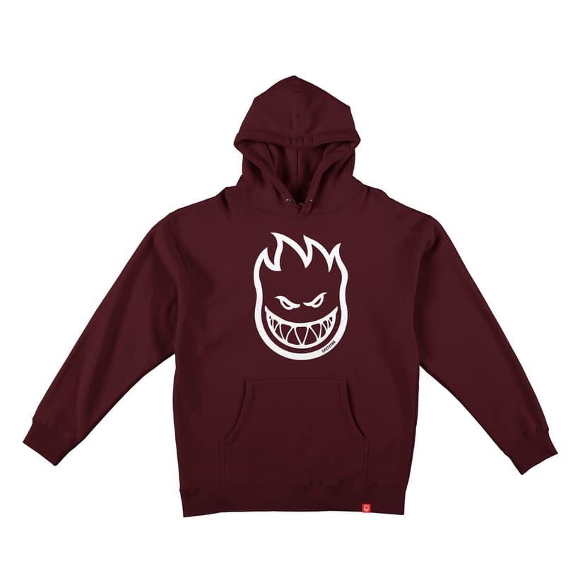Spitfire Bighead Hoodie - maroon