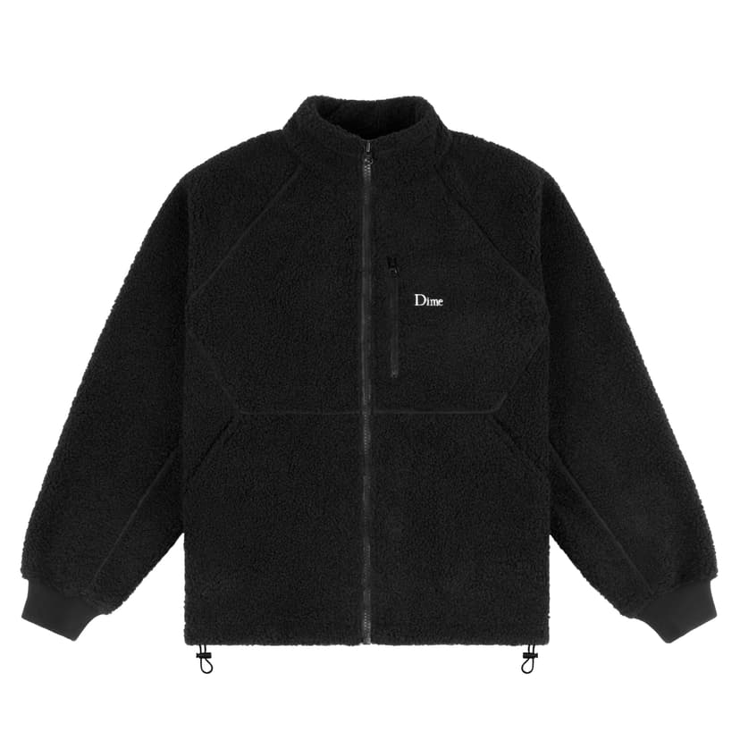 Dime Polar Sherpa Fleece - black