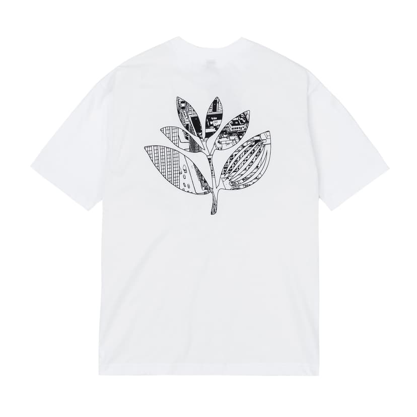 Magenta Skateboards Aerial Tee - white