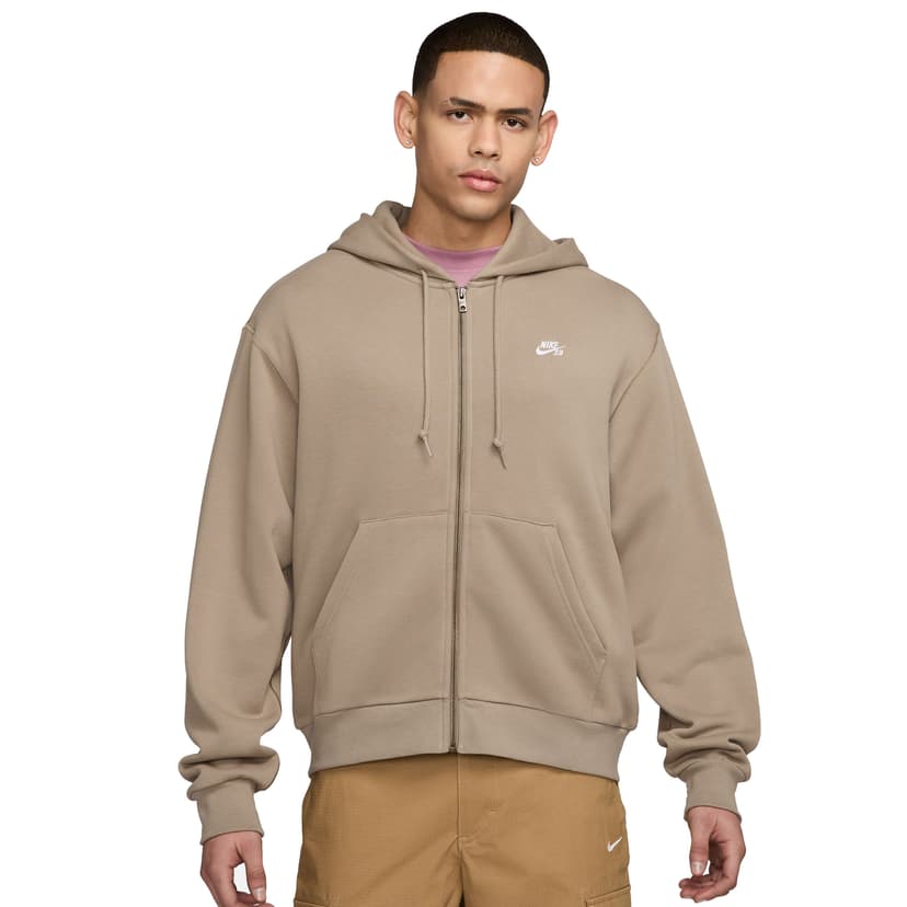 Nike SB Essential Zip Hoodie - khaki