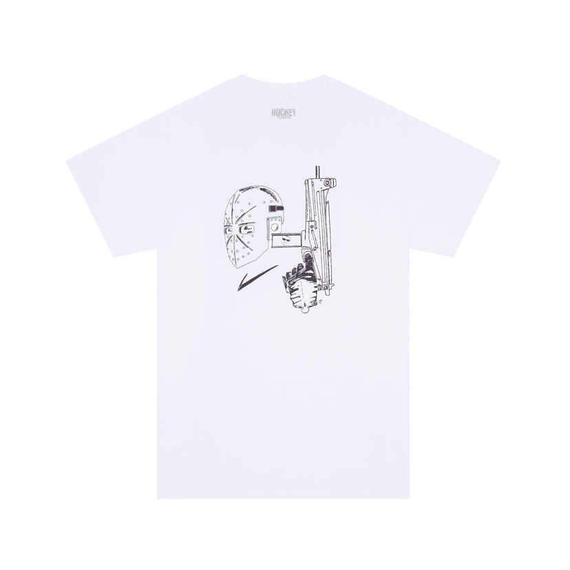 Hockey Not Heat Tee - white