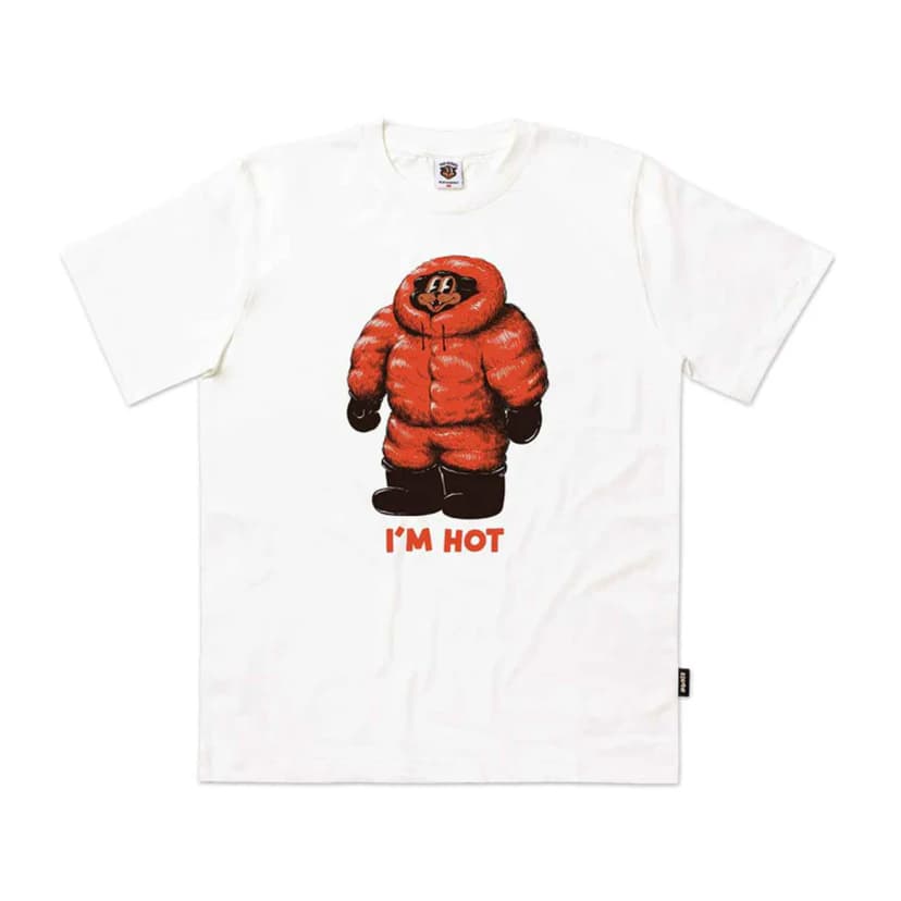 The Dudes I'm Hot Tee - off white