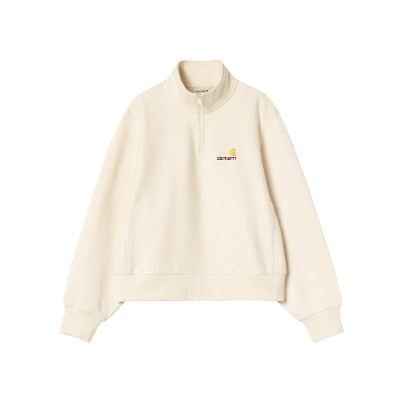 Carhartt WIP 'W' American Script High Neck' - natural