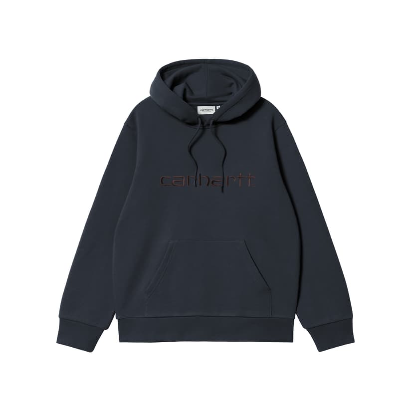 Carhartt WIP Hooded Carhartt Sweat - Deep Night / Palisander
