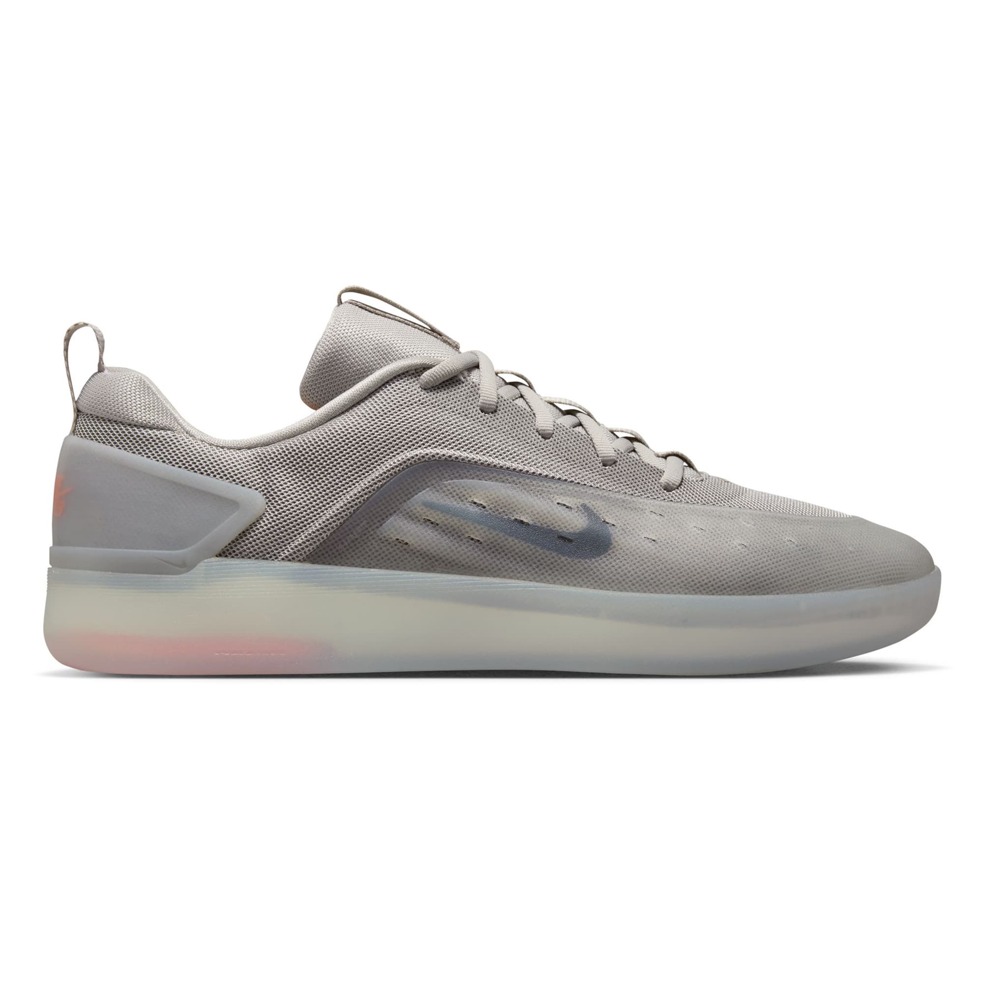 Nike SB Nyjah 4 - College Grey/Light Silver/Bright Crimson/Mink Brown