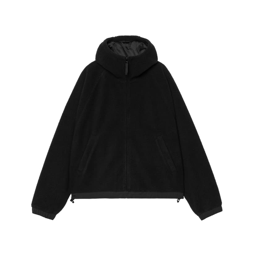 Carhartt WIP 'W' Hooded Helix Fleece' - black