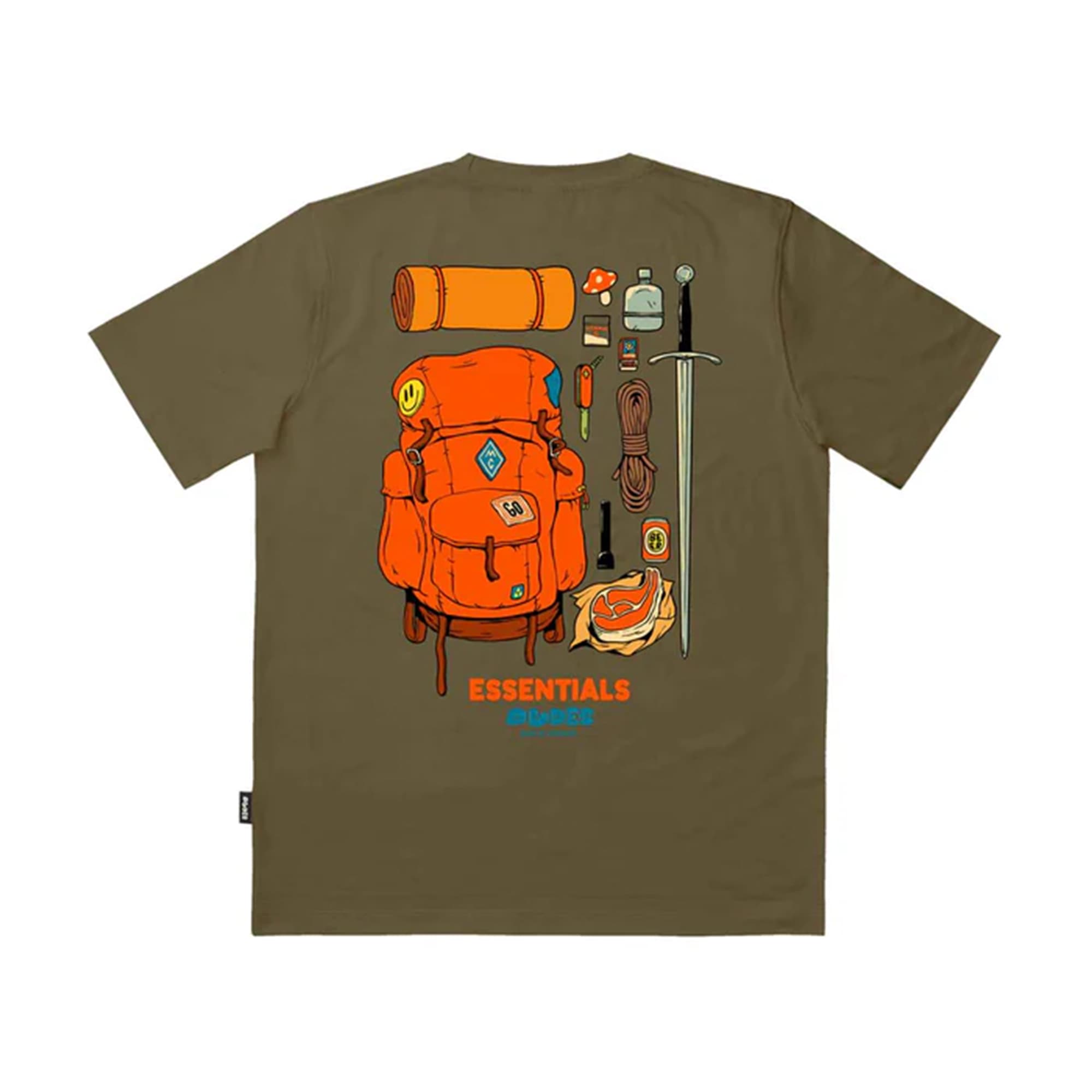 The Dudes Essentials Classic Tee - khaki