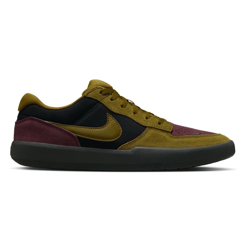 Nike SB Force 58 - Schwarz/Burgundy Crush/Off Noir/Olive Flak