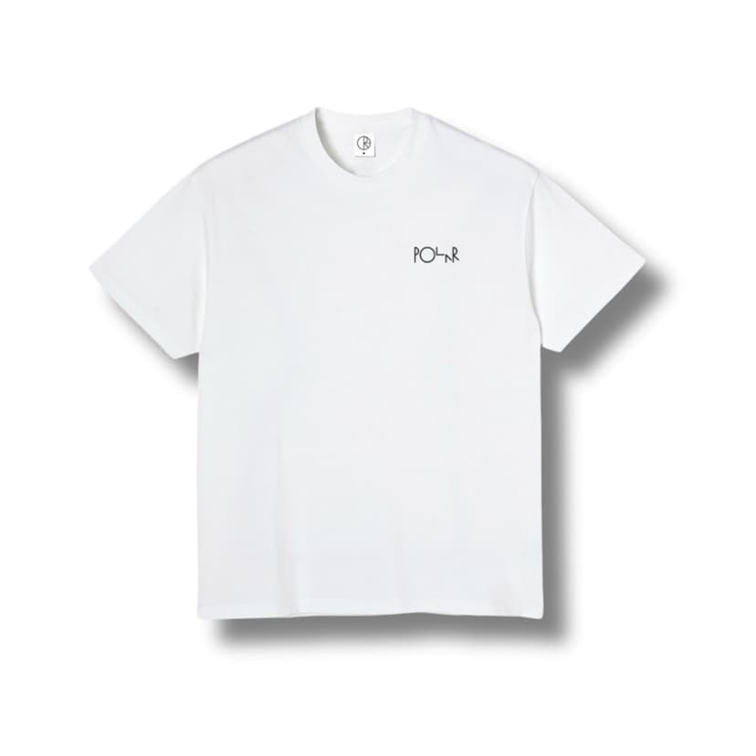 Polar Skate co. Fill Logo Tee - BMX Dreams - white