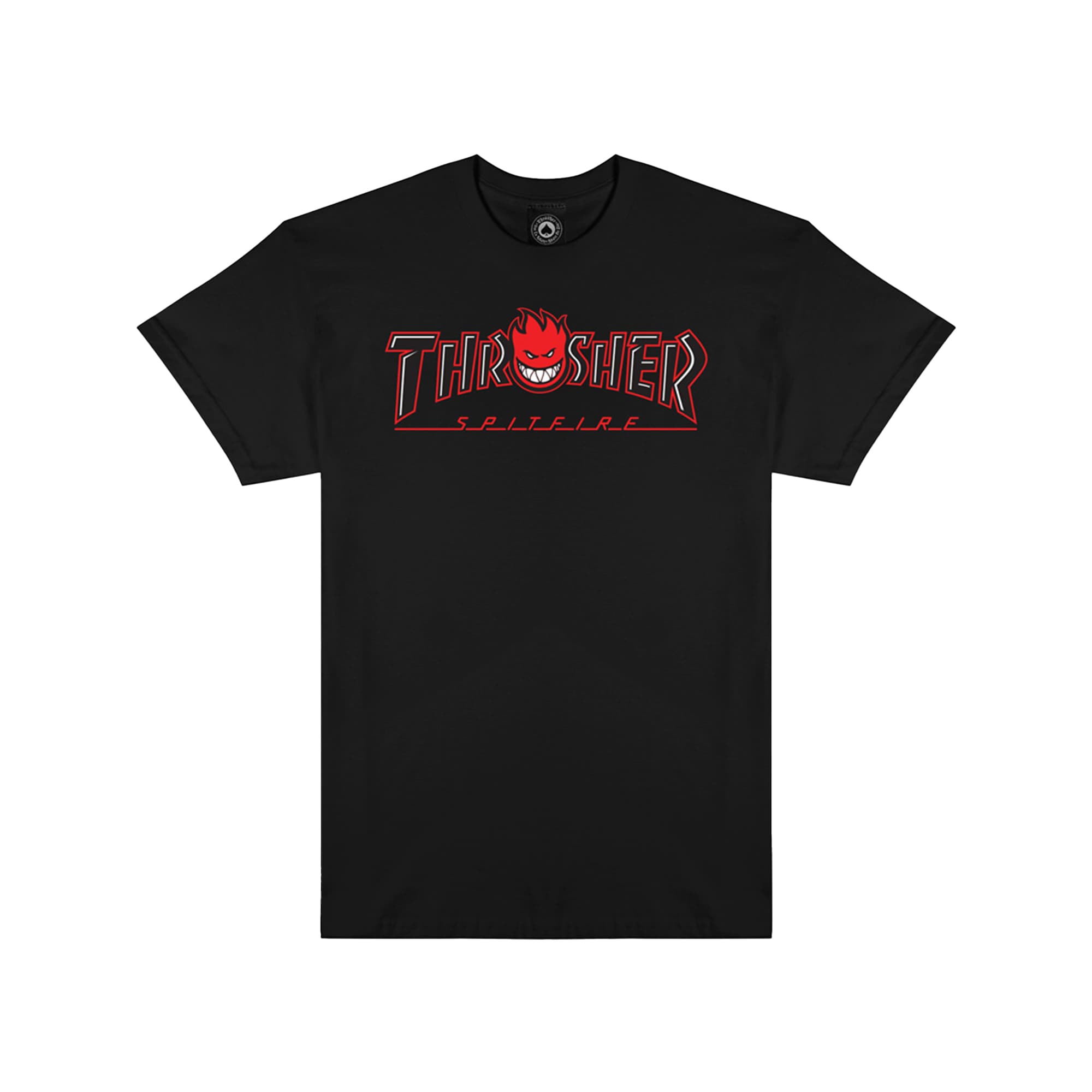 Thrasher x Spitfire Bighead Outline  - black