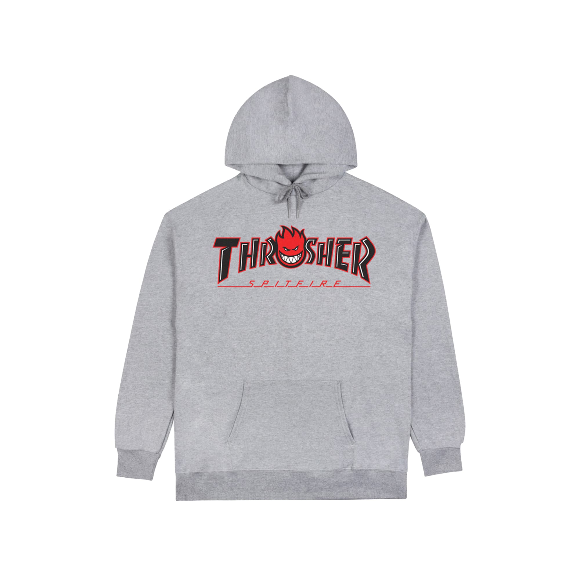 Thrasher x Spitfire Big Head Outline - ash