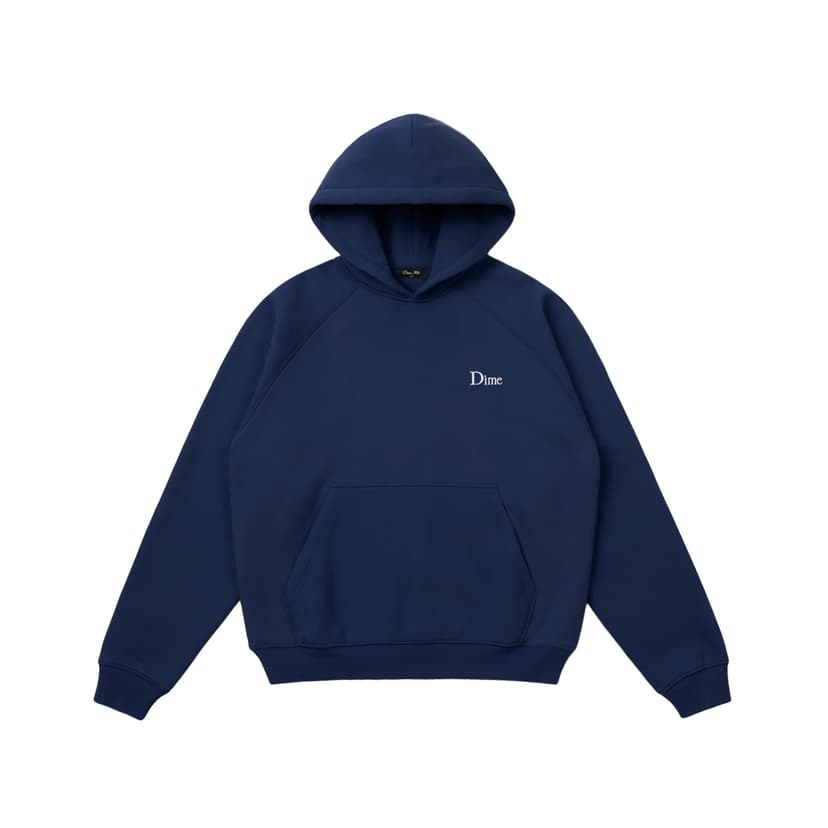 Dime Classic Small Logo Hoodie - navy