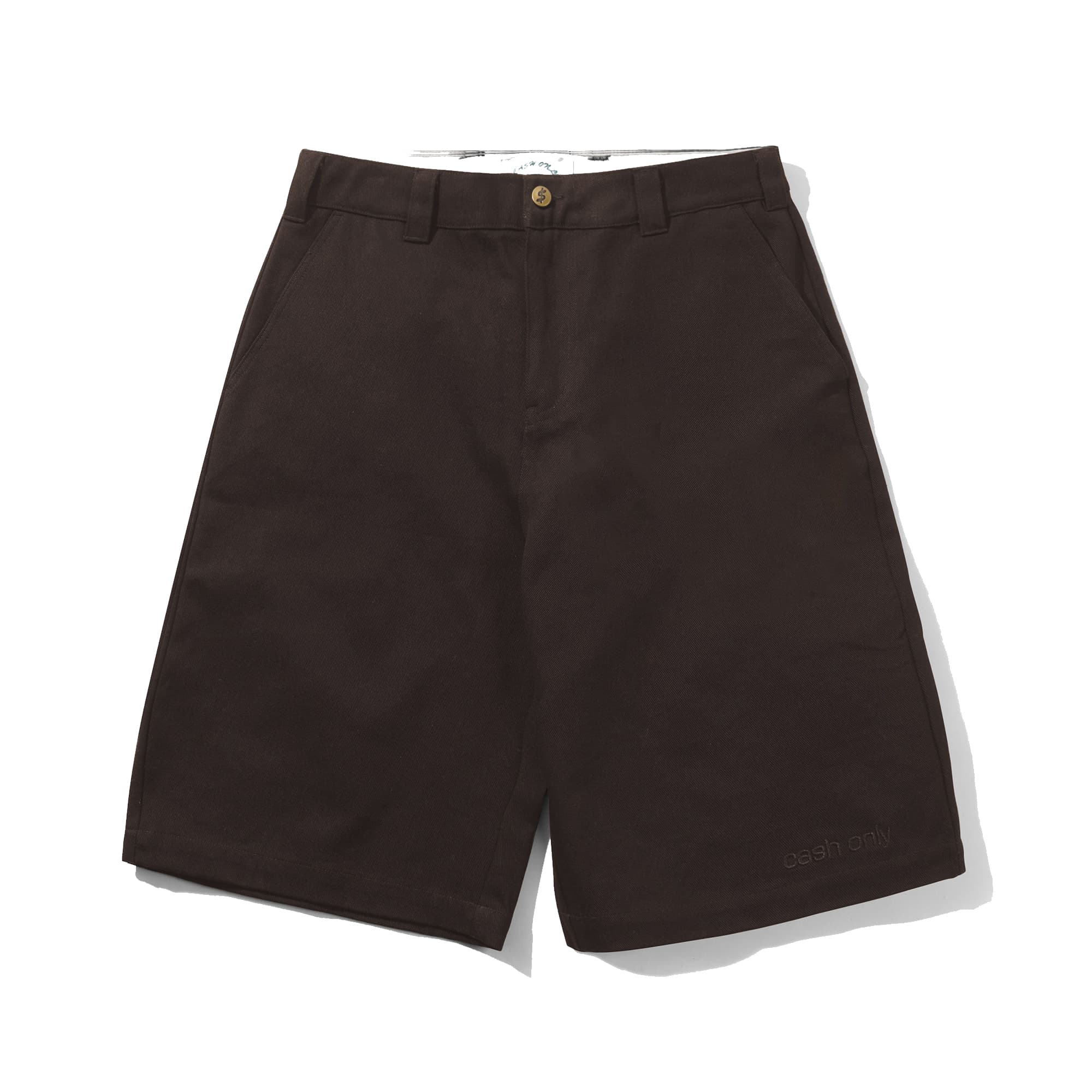 Cash Only Halfway Short - brown