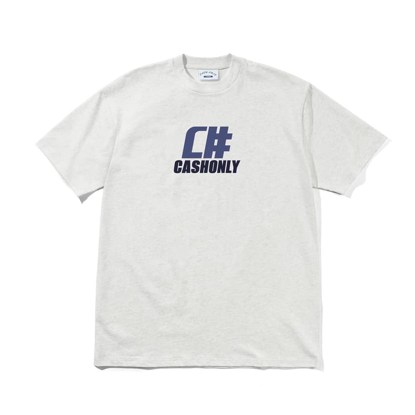Cash Only Numeric Tee - ash