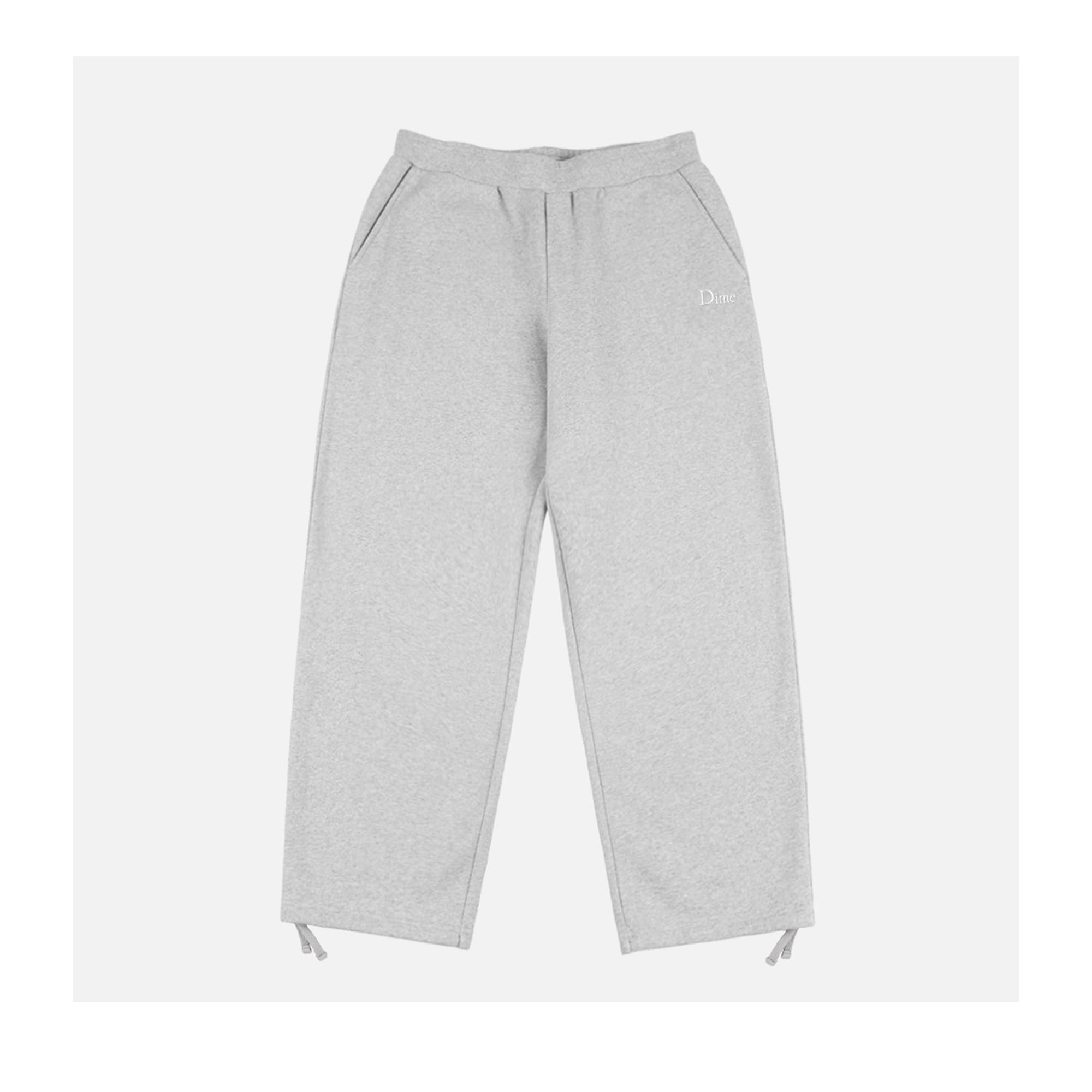 Dime Classic Small Logo Sweatpant - heather grey