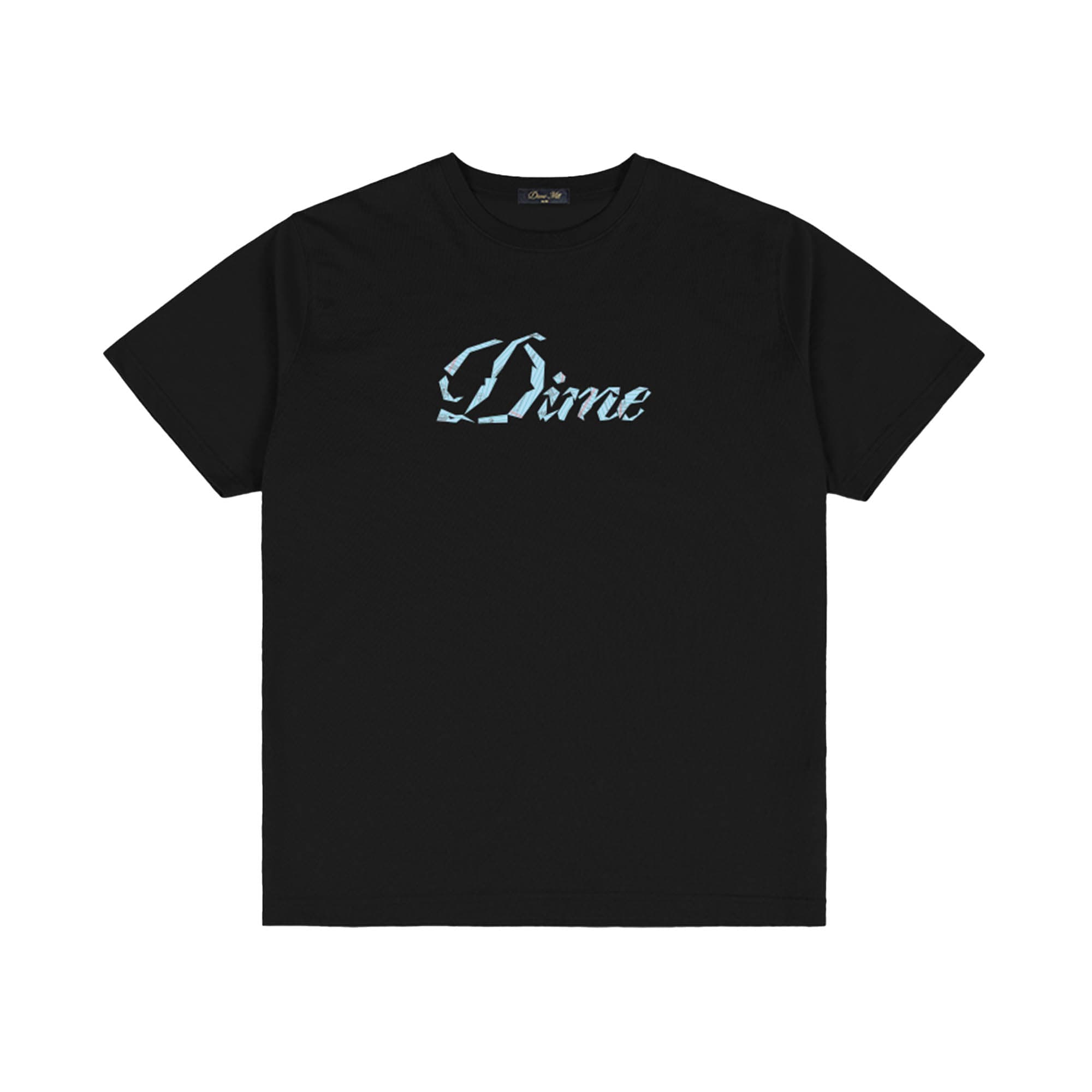 Dime MTL Cursive Paper Cut T-Shirt - black