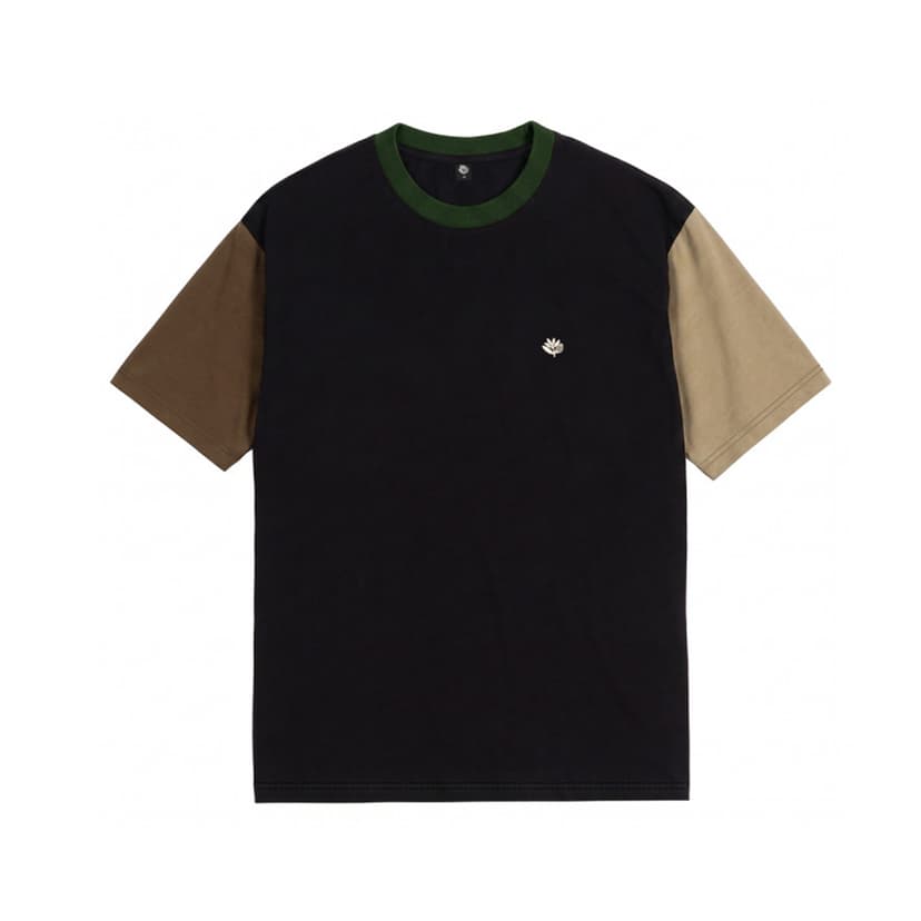 Magenta Panels Tee - black