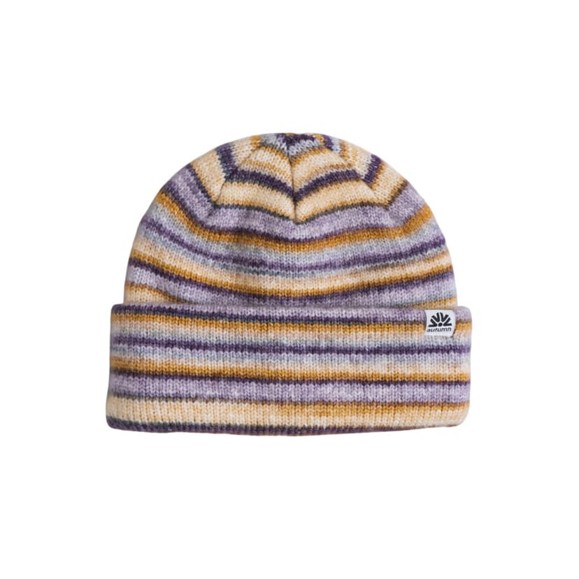 Autumn Fuzz Beanie - plum
