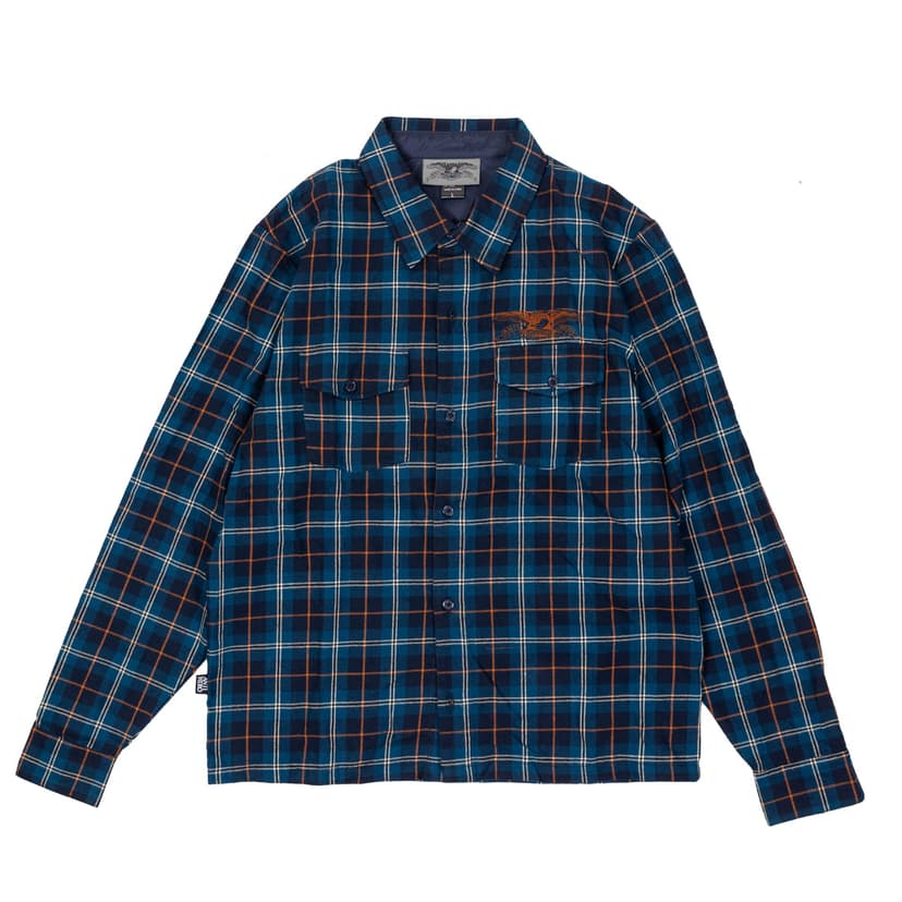 Anti Hero Basic Eagle Flannel Shirt - multi