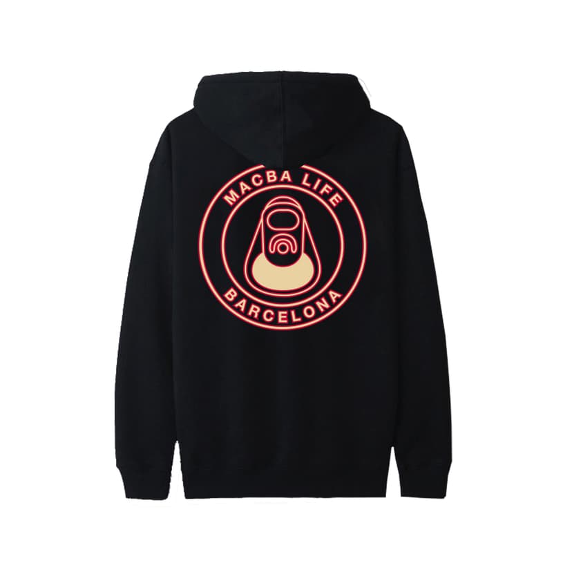 Macba Life Outline Hoodie - black