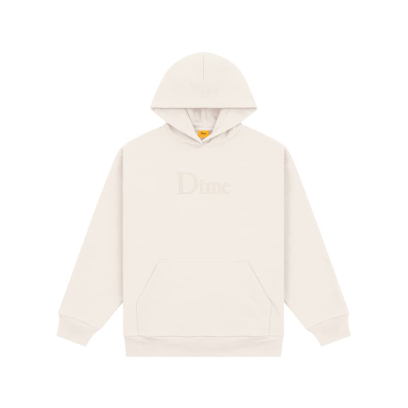 Dime Classic Chenille Logo Hoodie - bone