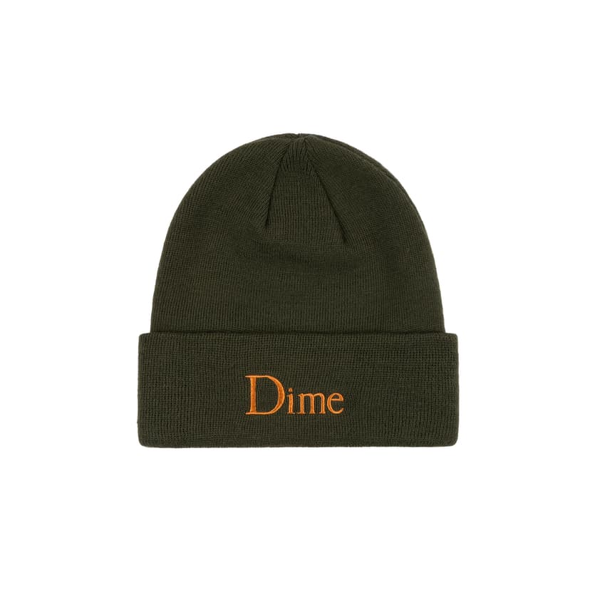 Dime Classic Wool Fold Beanie - army