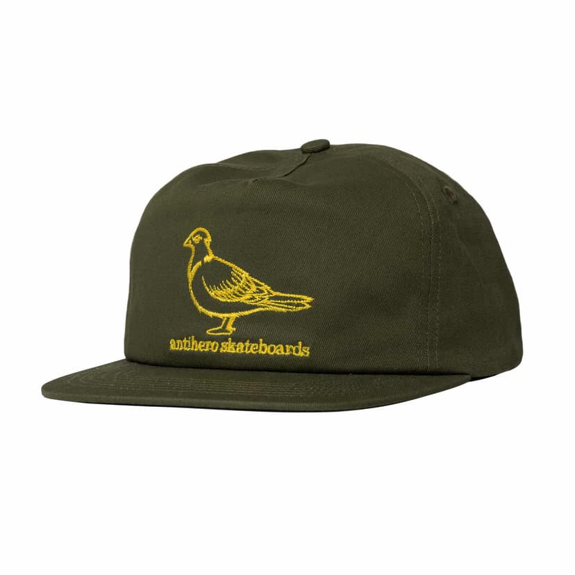 Anti Hero Basic Pigeon Snapback - olive