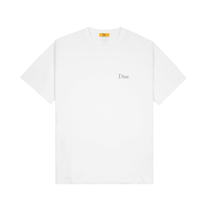 Dime Classic Small Logo Tee - white