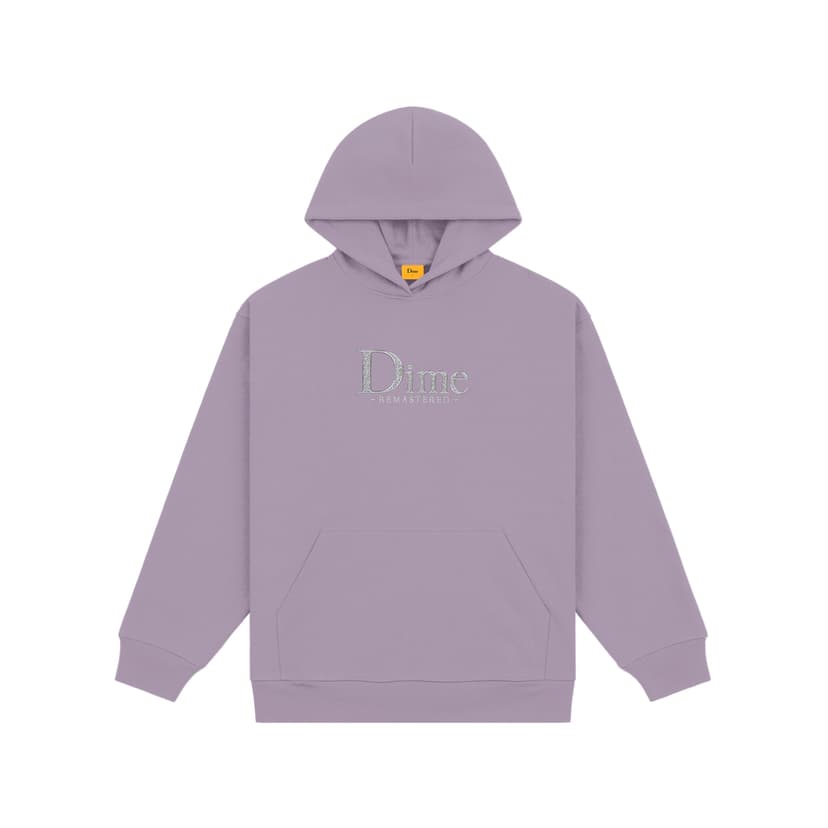 Dime Classic Remastered Hoodie - plum gray
