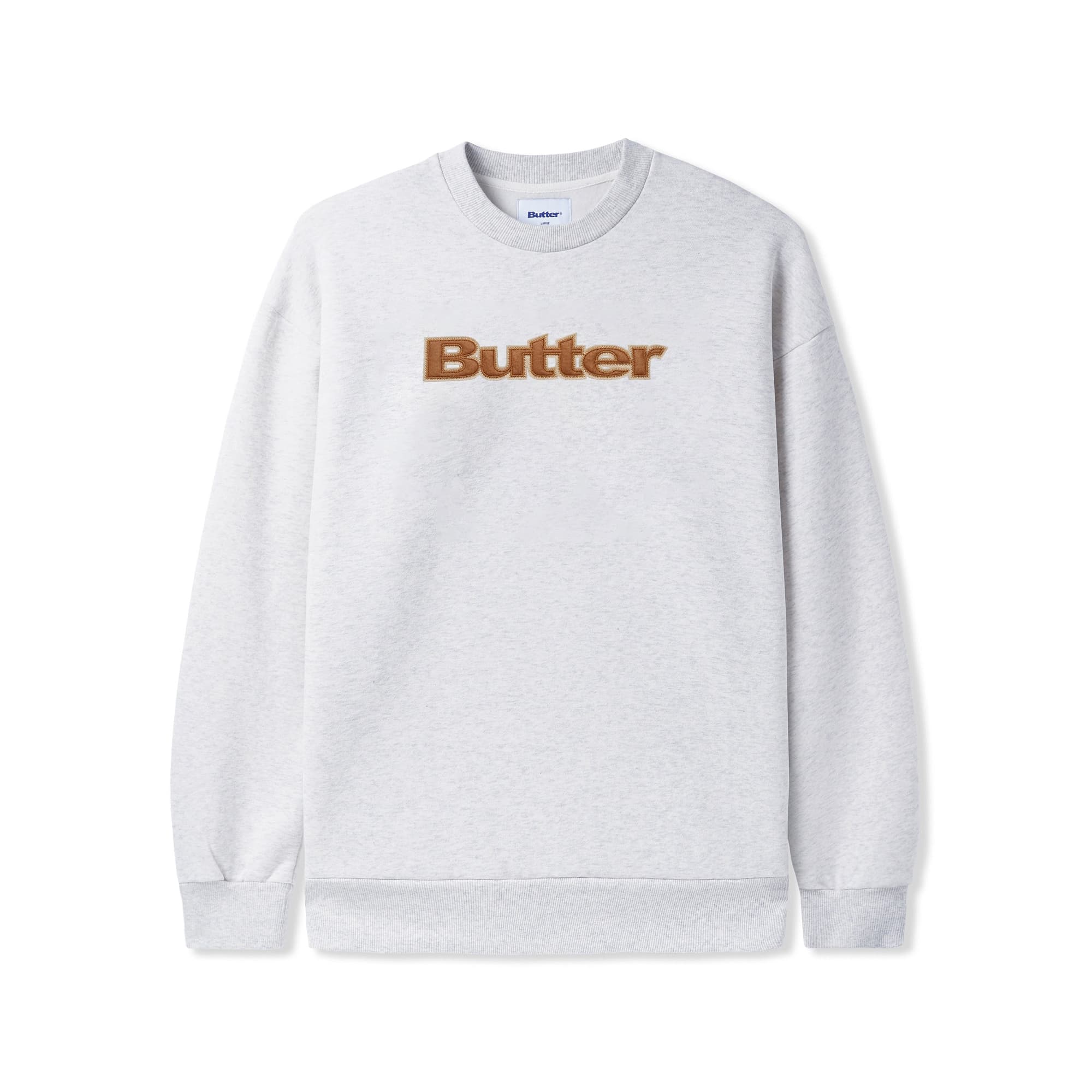 https://admin.plaze-shop.de/wp-content/uploads/2023/12/Buttergoods_Felt_Applique_Logo_Crewneck_Ash_plaze-shop_1.jpg
