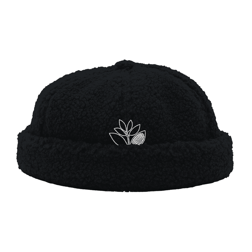 Magenta Skateboards Sherpa Sailor Beanie - black