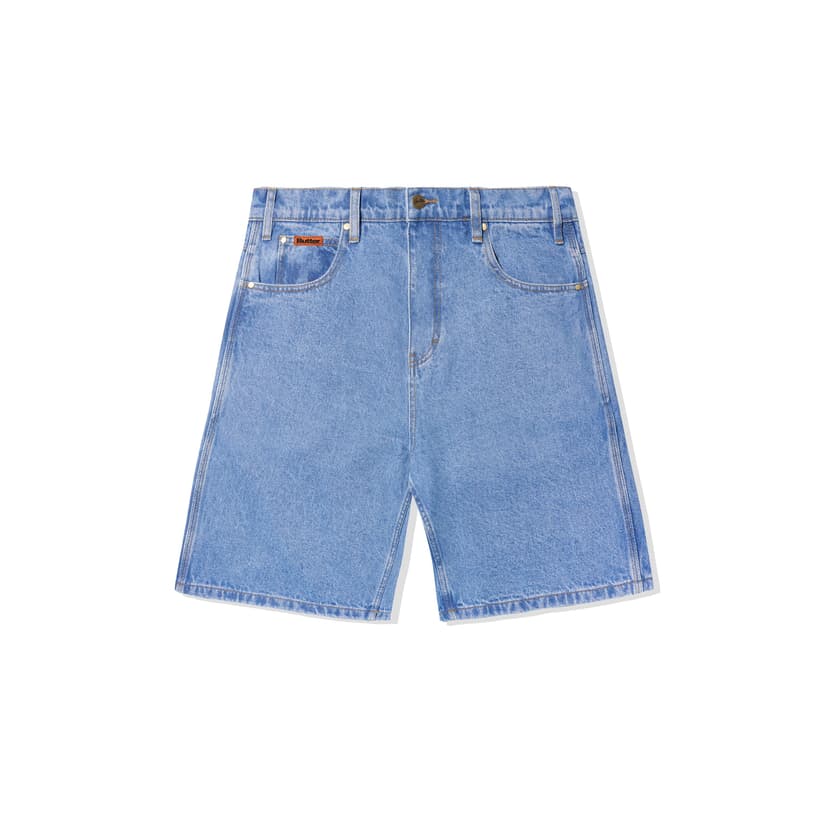 Buttergoods Baggy Denim Shorts- washed indigo