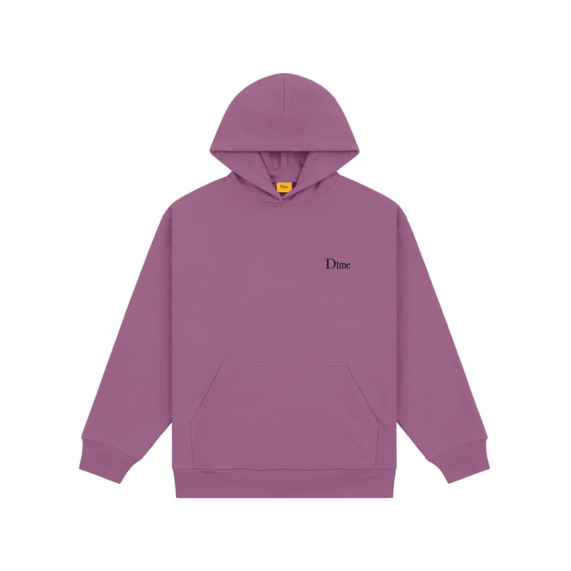 Dime Classic Small Logo Hoodie - violett
