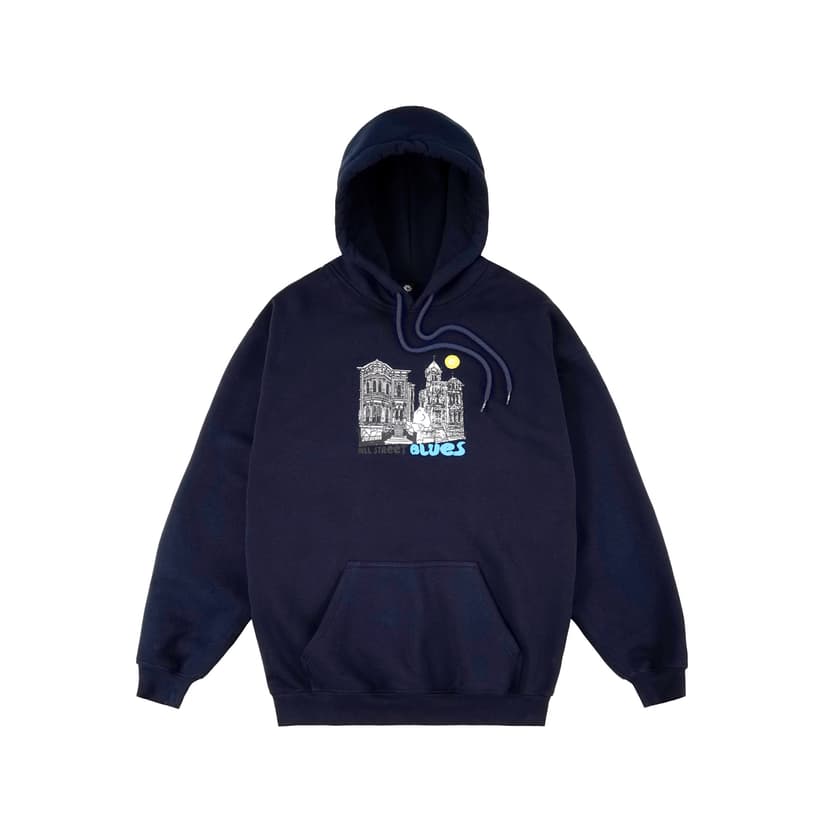 Magenta Skateboards Hill Street Blues Hoodie - navy