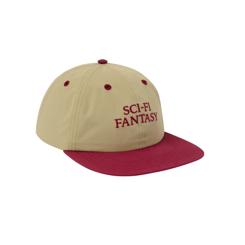 Sci-Fi Fantasy Nylon Logo Hat - natural