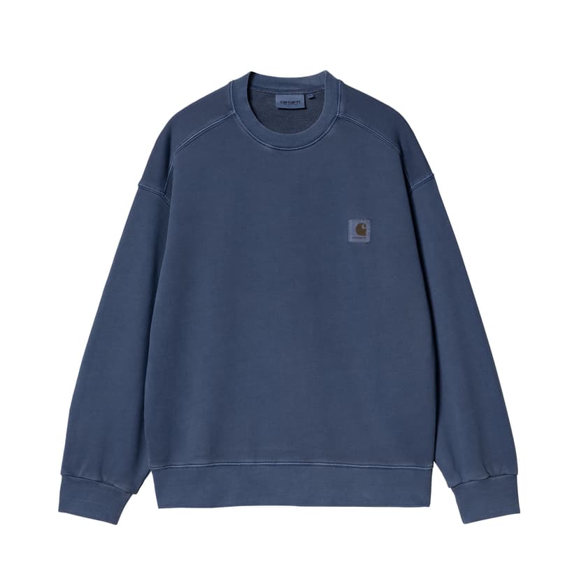 Carhartt WIP Nelson Sweat - elder / garment dyed