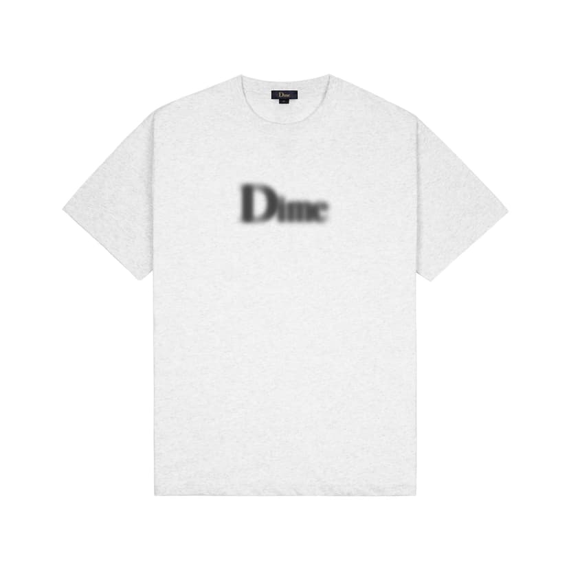 Dime Classic Blurry T-Shirt - ash
