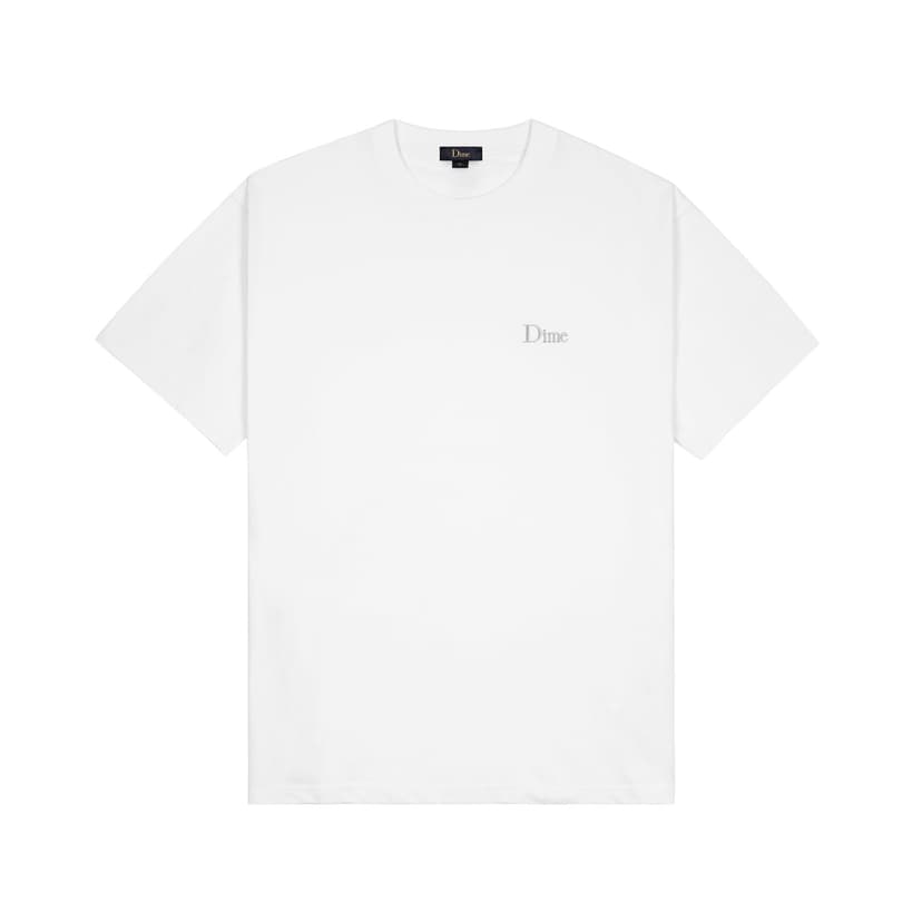 Dime Classic Small Logo T-Shirt - white