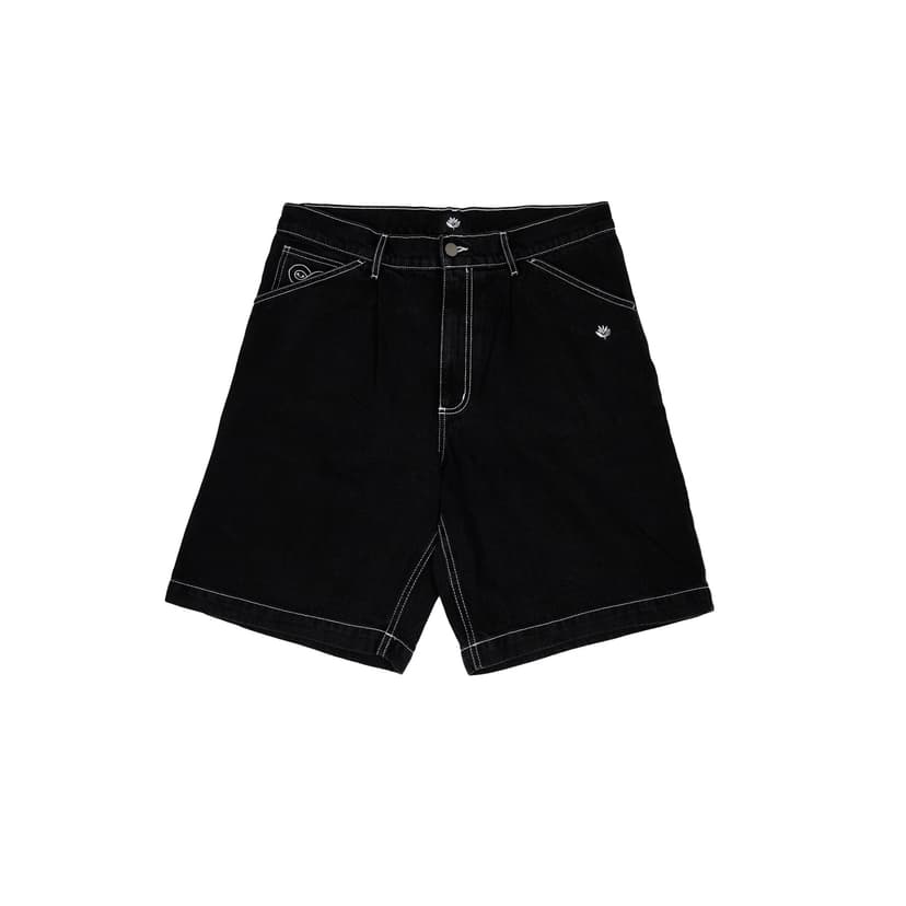 Magenta Skateboards OG Denim Long Short - black