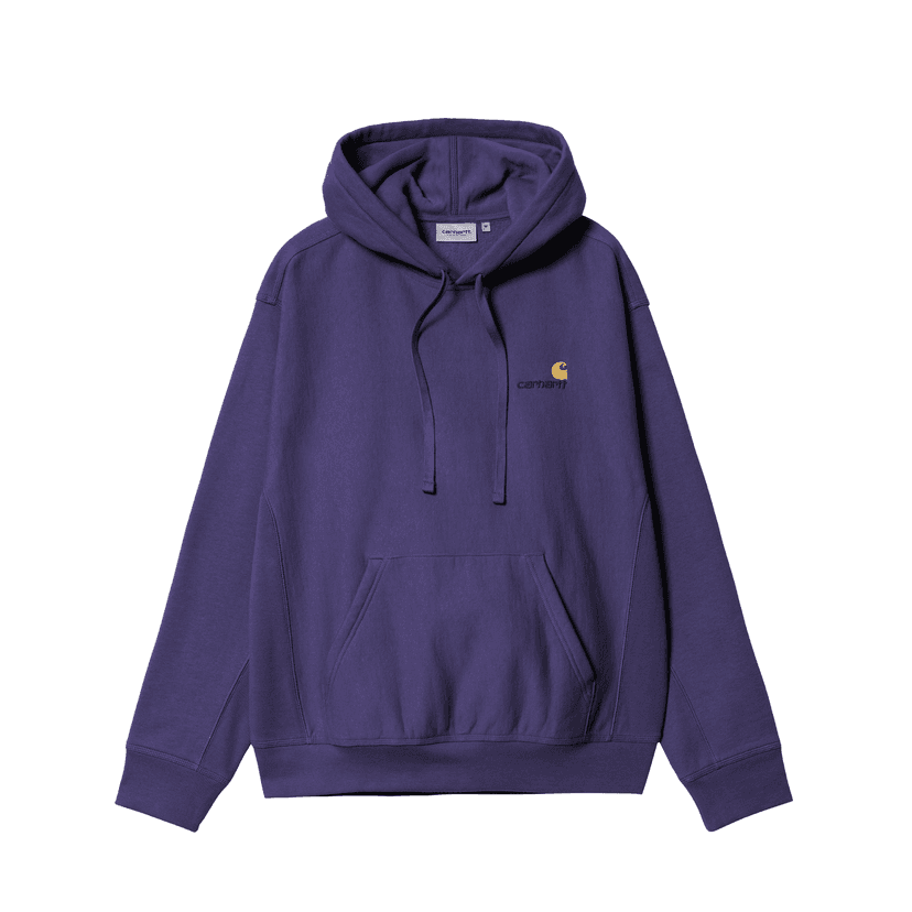Carhartt WIP Hooded American Script - aura