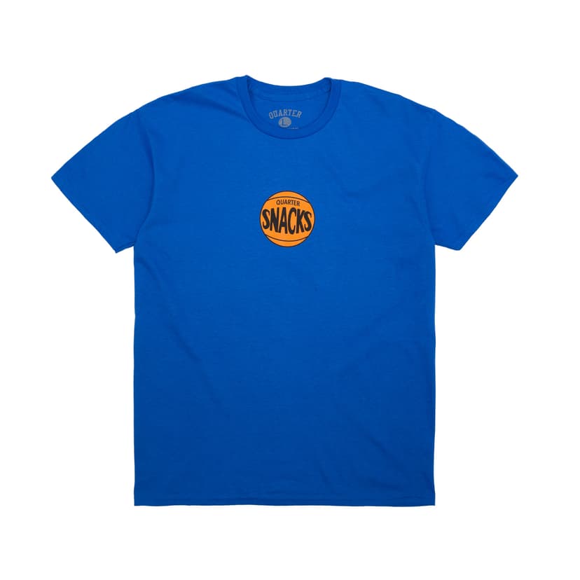 Quartersnacks 70s Logo Tee - royal