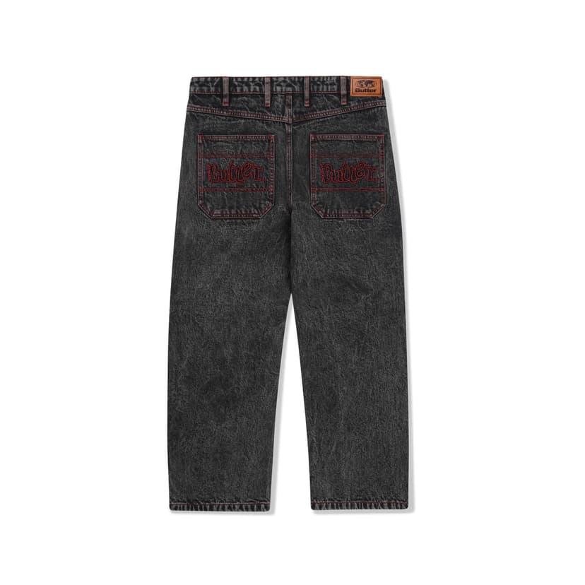 Buttergoods Breakdown Relaxed Denim - acid wash black