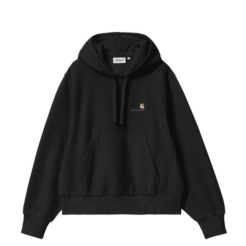 Carhartt WIP W' Hooded American Script Sweat - black
