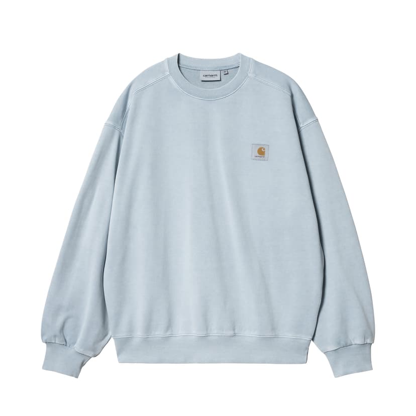 Carhartt WIP Hooded Vista Sweat - dusty ice (garment dyed)