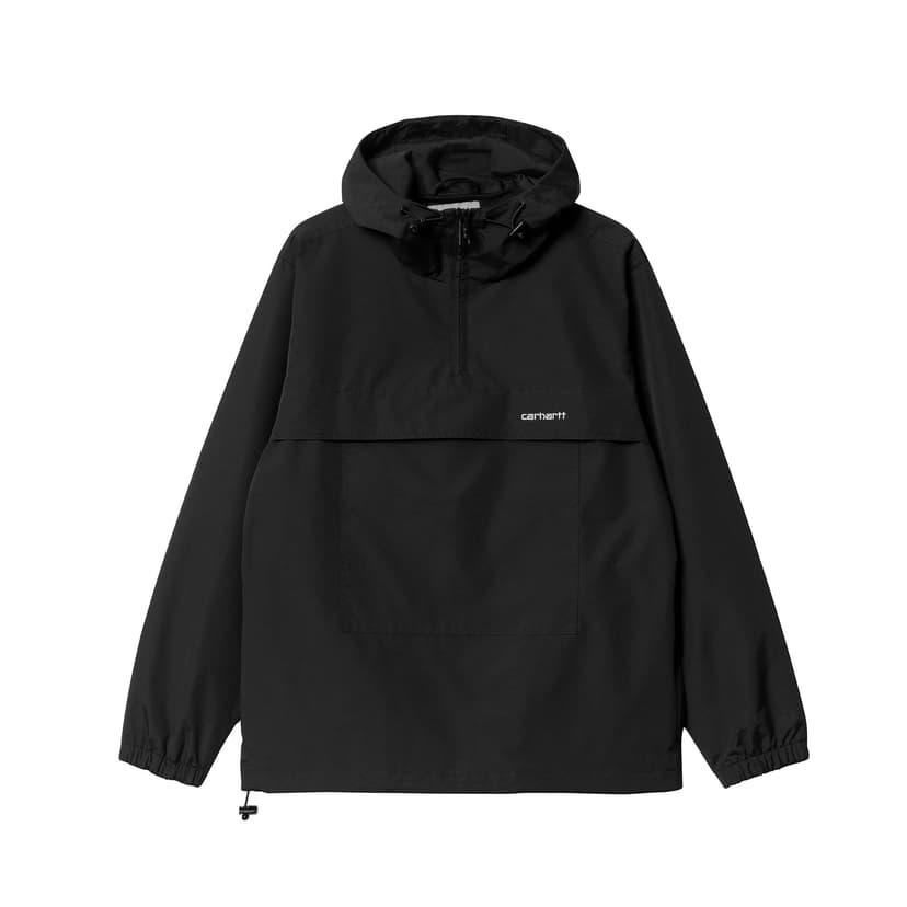 Carhartt WIP Windbreaker Pullover - black / white