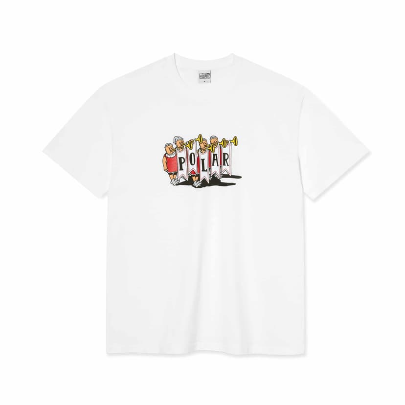 Polar Skate Co. Trumpets Tee - white