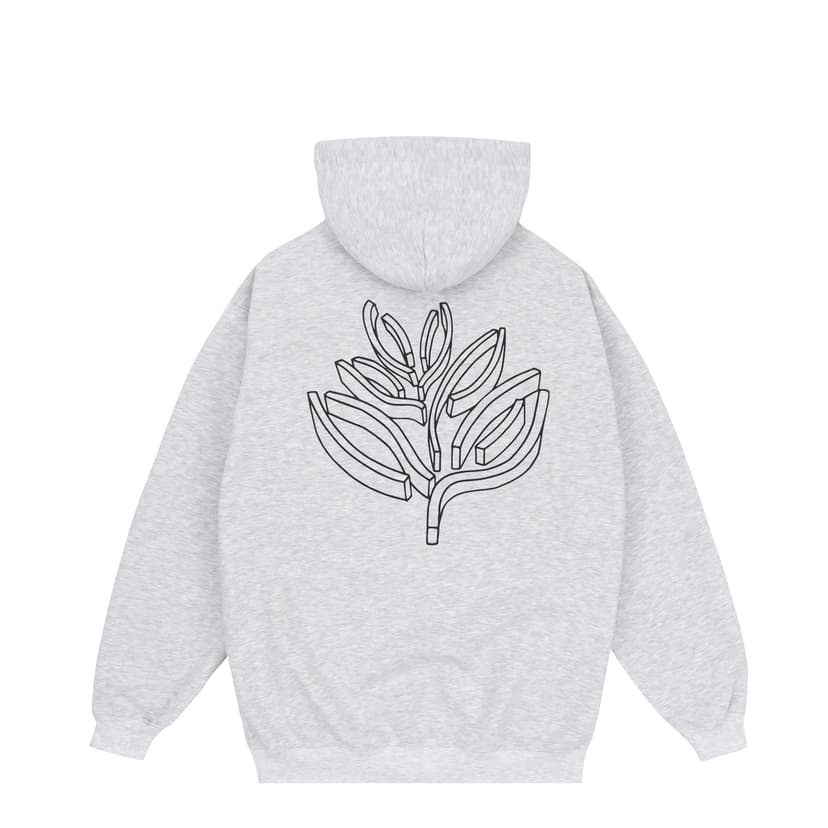 Magenta Skateboards Brutalista Hoodie - ash